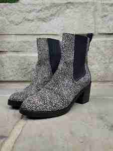 UGG Camden Exotic Calf Hair Animal Print Ankle Boots Size US 6.5